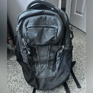 Black, Northface bookbag
